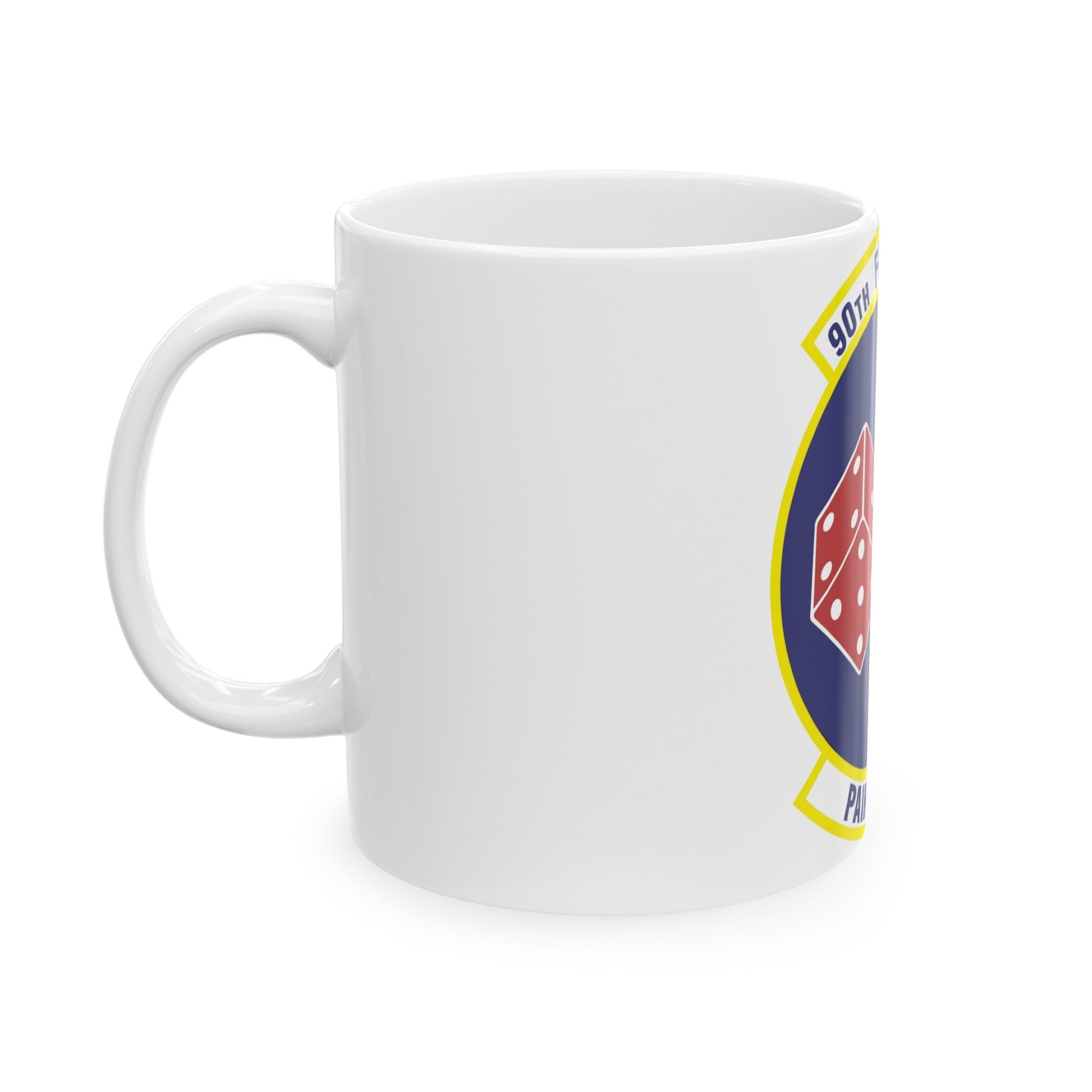 90th Fighter Squadron (U.S. Air Force) White Coffee Mug-The Sticker Space