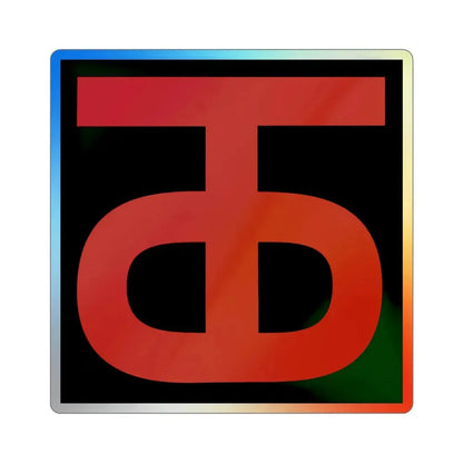 90th Infantry Division (U.S. Army) Holographic STICKER Die-Cut Vinyl Decal - The Sticker Space