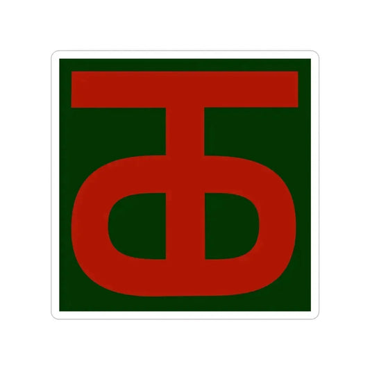 90th Infantry Division (U.S. Army) Transparent STICKER Die-Cut Vinyl Decal 6 Inch - The Sticker Space