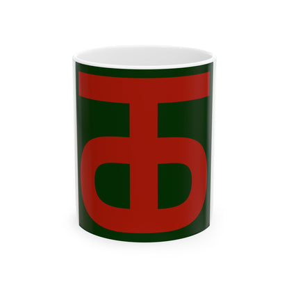 90th Infantry Division.patch (U.S. Army) White Coffee Mug-11oz-The Sticker Space