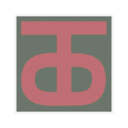 90th Infantry Division.patch (U.S. Army) STICKER Vinyl Kiss-Cut Decal 2 Inch Transparent - The Sticker Space