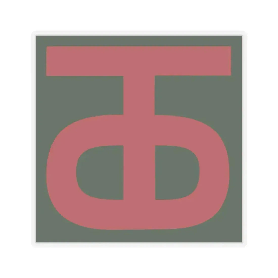 90th Infantry Division.patch (U.S. Army) STICKER Vinyl Kiss-Cut Decal 3 Inch Transparent - The Sticker Space