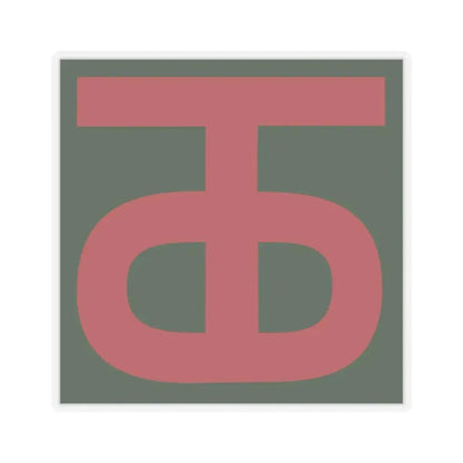 90th Infantry Division.patch (U.S. Army) STICKER Vinyl Kiss-Cut Decal 3 Inch Transparent - The Sticker Space