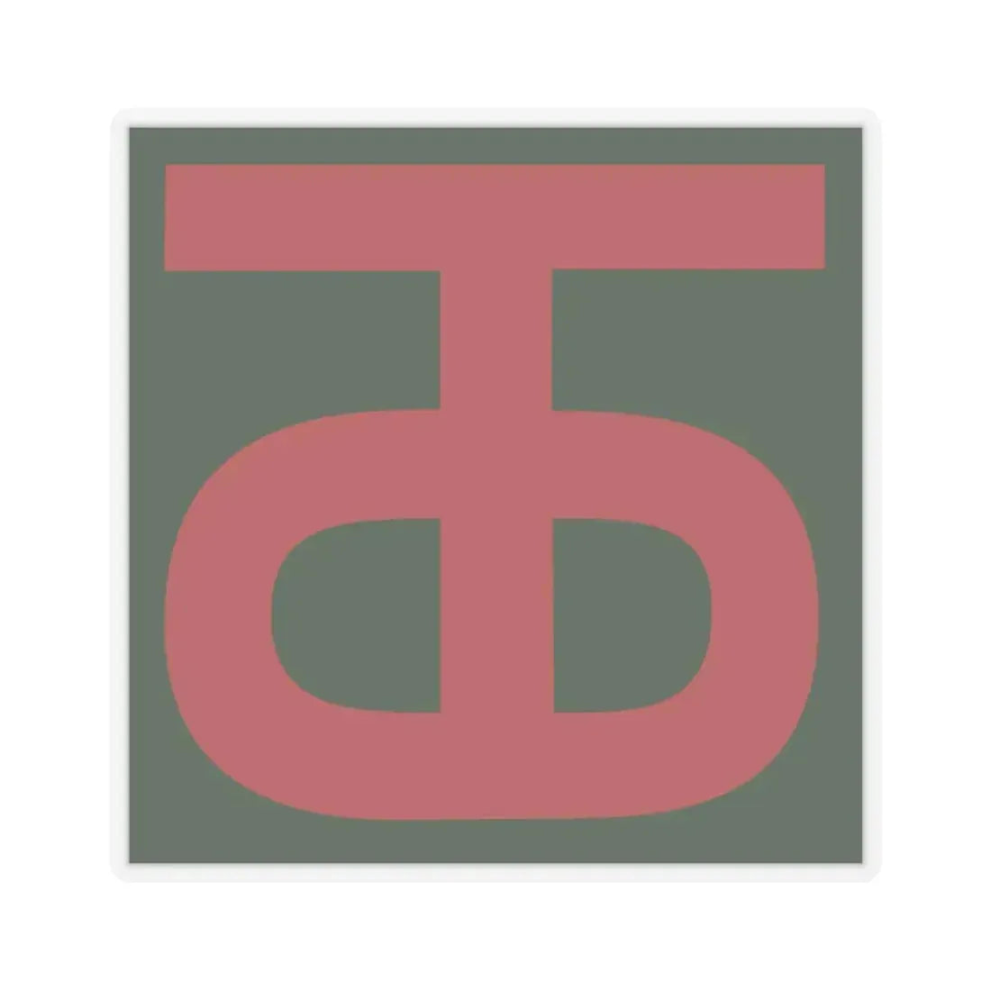 90th Infantry Division.patch (U.S. Army) STICKER Vinyl Kiss-Cut Decal 4 Inch Transparent - The Sticker Space