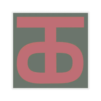 90th Infantry Division.patch (U.S. Army) STICKER Vinyl Kiss-Cut Decal 4 Inch Transparent - The Sticker Space