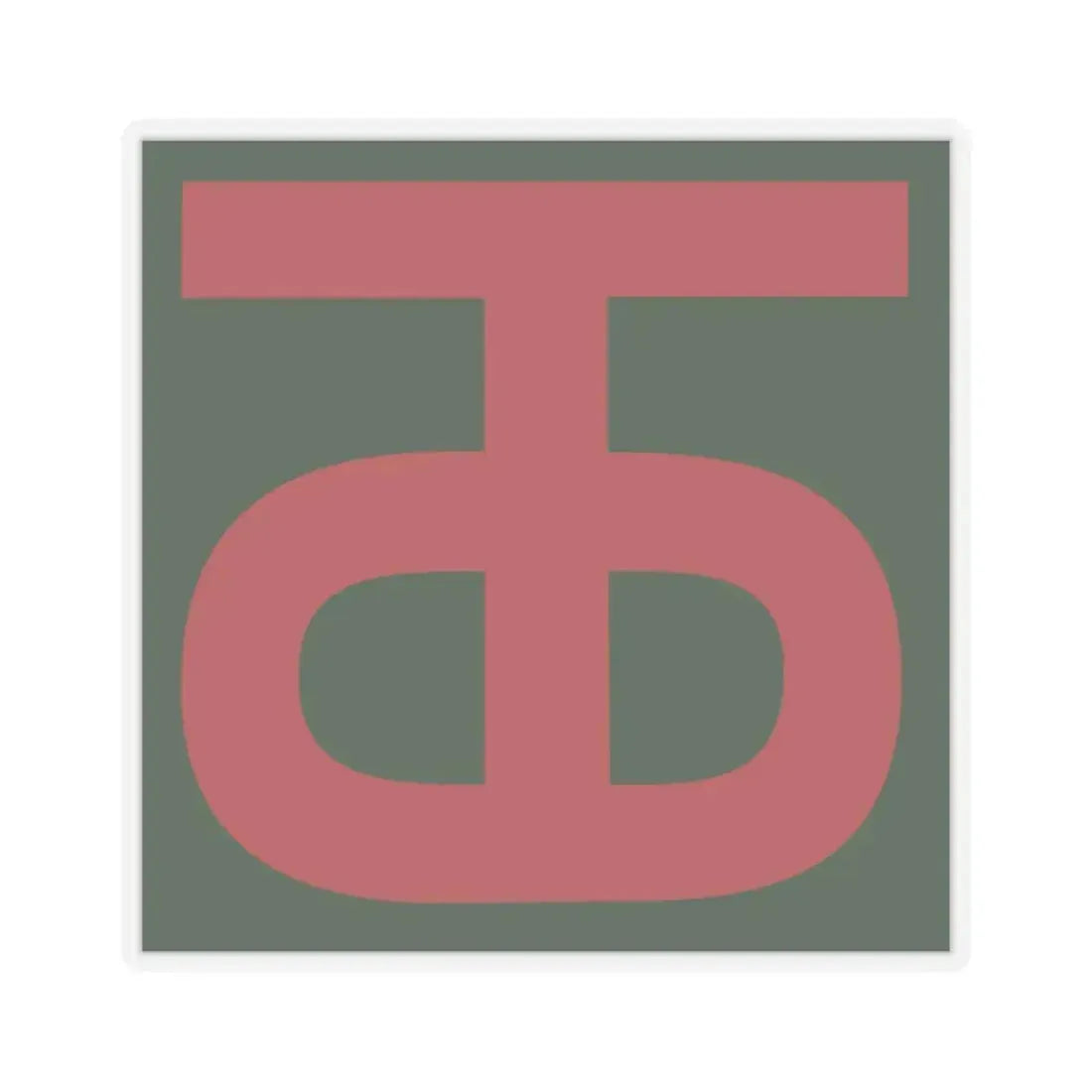 90th Infantry Division.patch (U.S. Army) STICKER Vinyl Kiss-Cut Decal 6 Inch Transparent - The Sticker Space