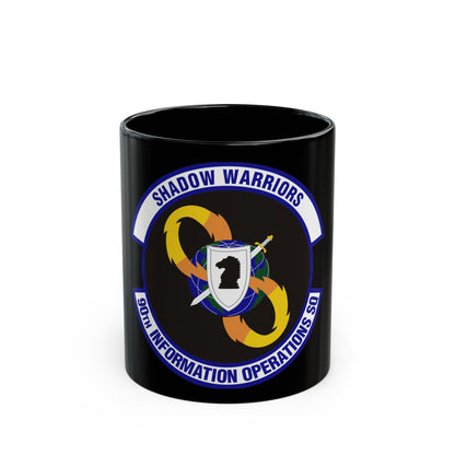 90th Information Operations Squadron (U.S. Air Force) Black Coffee Mug-11oz-The Sticker Space