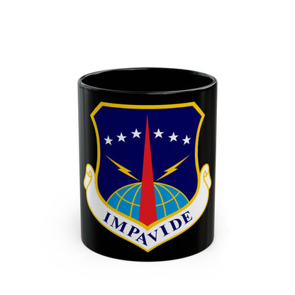90th Space Wing (U.S. Air Force) Black Coffee Mug-11oz-The Sticker Space
