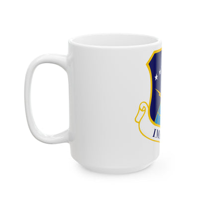 90th Space Wing (U.S. Air Force) White Coffee Mug-The Sticker Space