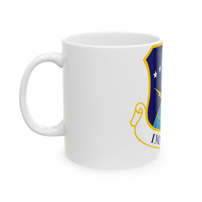 90th Space Wing (U.S. Air Force) White Coffee Mug-The Sticker Space