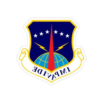 90th Space Wing (U.S. Air Force) REVERSE PRINT Transparent Die-Cut STICKER - The Sticker Space