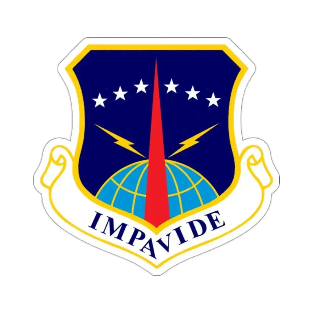 90th Space Wing (U.S. Air Force) STICKER Vinyl Kiss-Cut Decal 2 Inch White - The Sticker Space