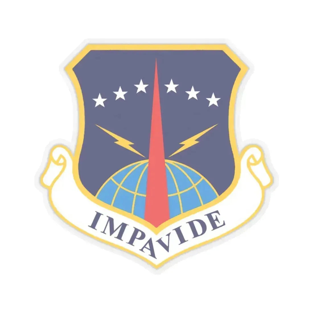 90th Space Wing (U.S. Air Force) STICKER Vinyl Kiss-Cut Decal 3 Inch Transparent - The Sticker Space