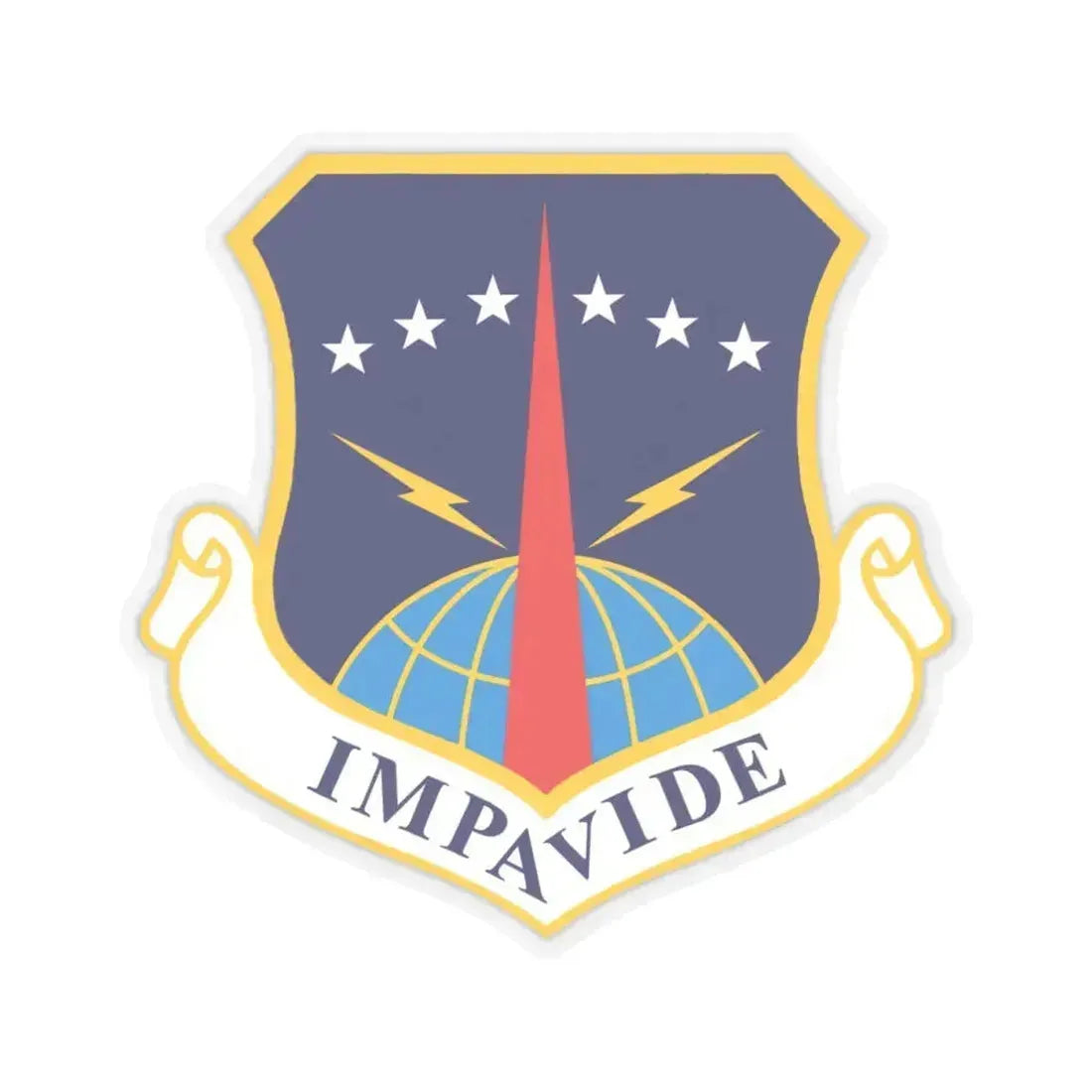 90th Space Wing (U.S. Air Force) STICKER Vinyl Kiss-Cut Decal 4 Inch Transparent - The Sticker Space