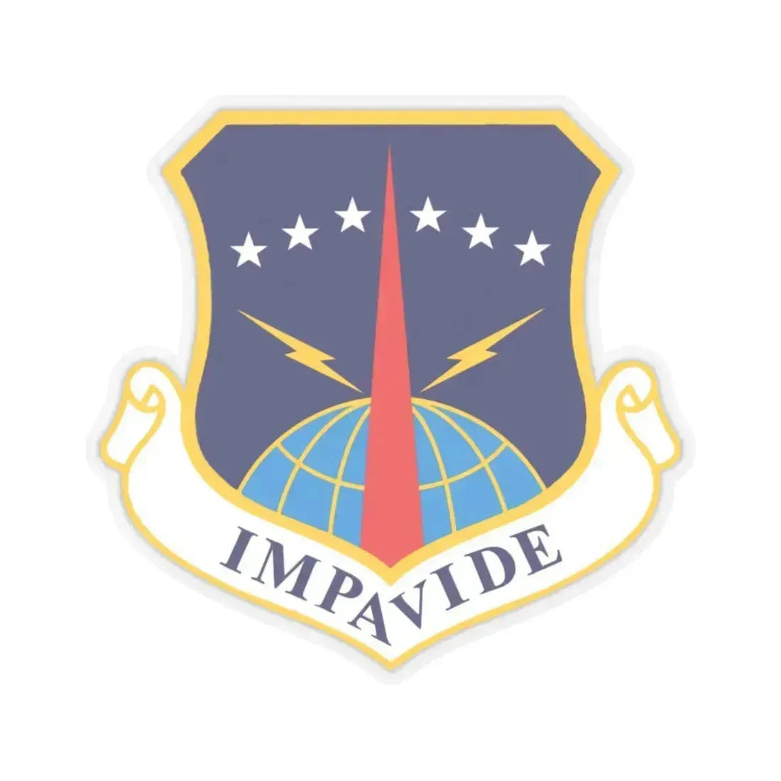 90th Space Wing (U.S. Air Force) STICKER Vinyl Kiss-Cut Decal 6 Inch Transparent - The Sticker Space