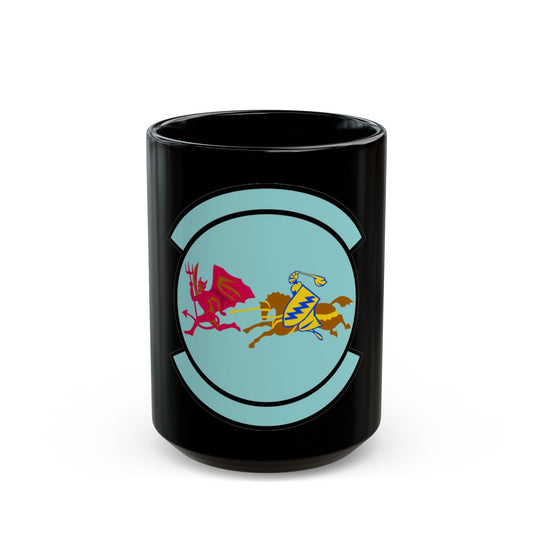 91 Air Refueling Squadron AMC (U.S. Air Force) Black Coffee Mug-15oz-The Sticker Space