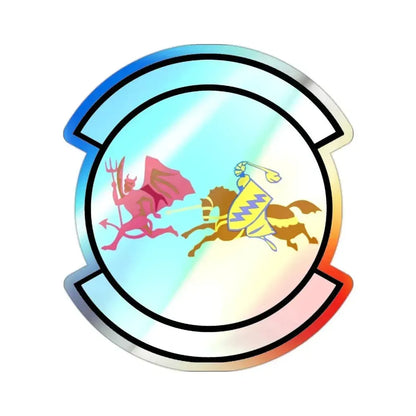 91 Air Refueling Squadron AMC (U.S. Air Force) Holographic STICKER Die-Cut Vinyl Decal 2 Inch Holographic - The Sticker Space