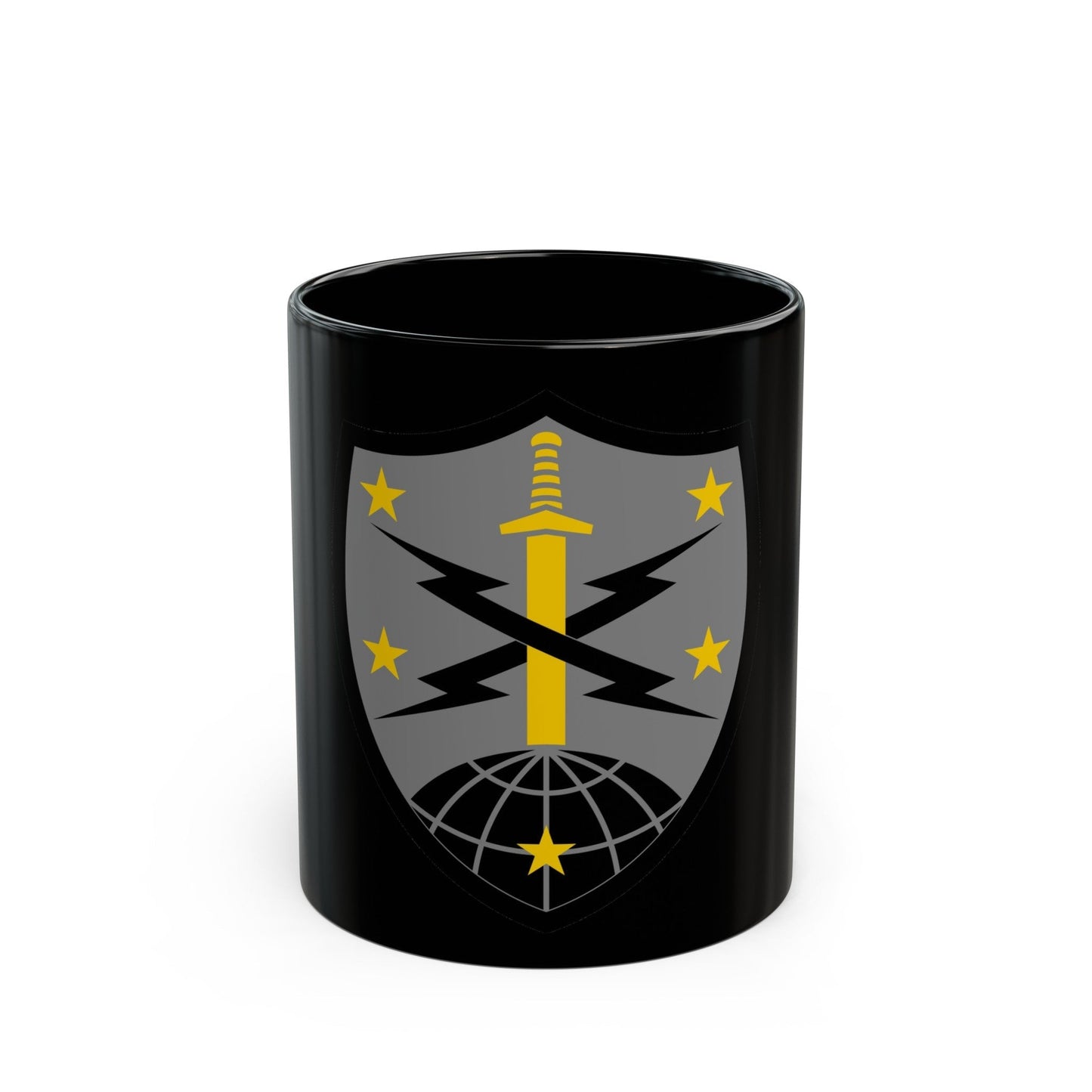 91 Cyber Brigade 2 (U.S. Army) Black Coffee Mug-11oz-The Sticker Space