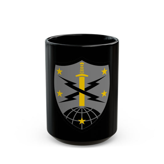 91 Cyber Brigade 2 (U.S. Army) Black Coffee Mug-15oz-The Sticker Space