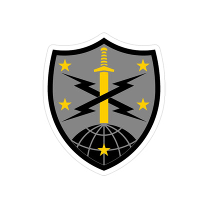 91 Cyber Brigade 2 (U.S. Army) REVERSE PRINT Transparent STICKER-2 Inch-The Sticker Space