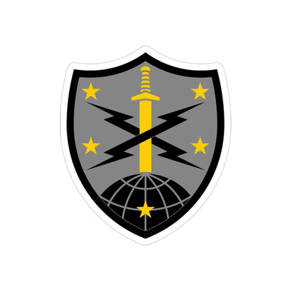 91 Cyber Brigade 2 (U.S. Army) REVERSE PRINT Transparent STICKER-3 Inch-The Sticker Space