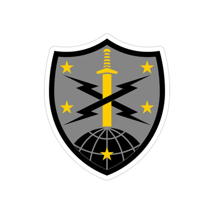 91 Cyber Brigade 2 (U.S. Army) REVERSE PRINT Transparent STICKER-6 Inch-The Sticker Space