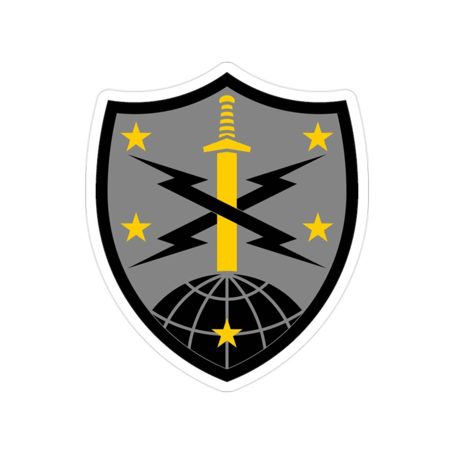 91 Cyber Brigade 2 (U.S. Army) Transparent STICKER Die-Cut Vinyl Decal-2 Inch-The Sticker Space