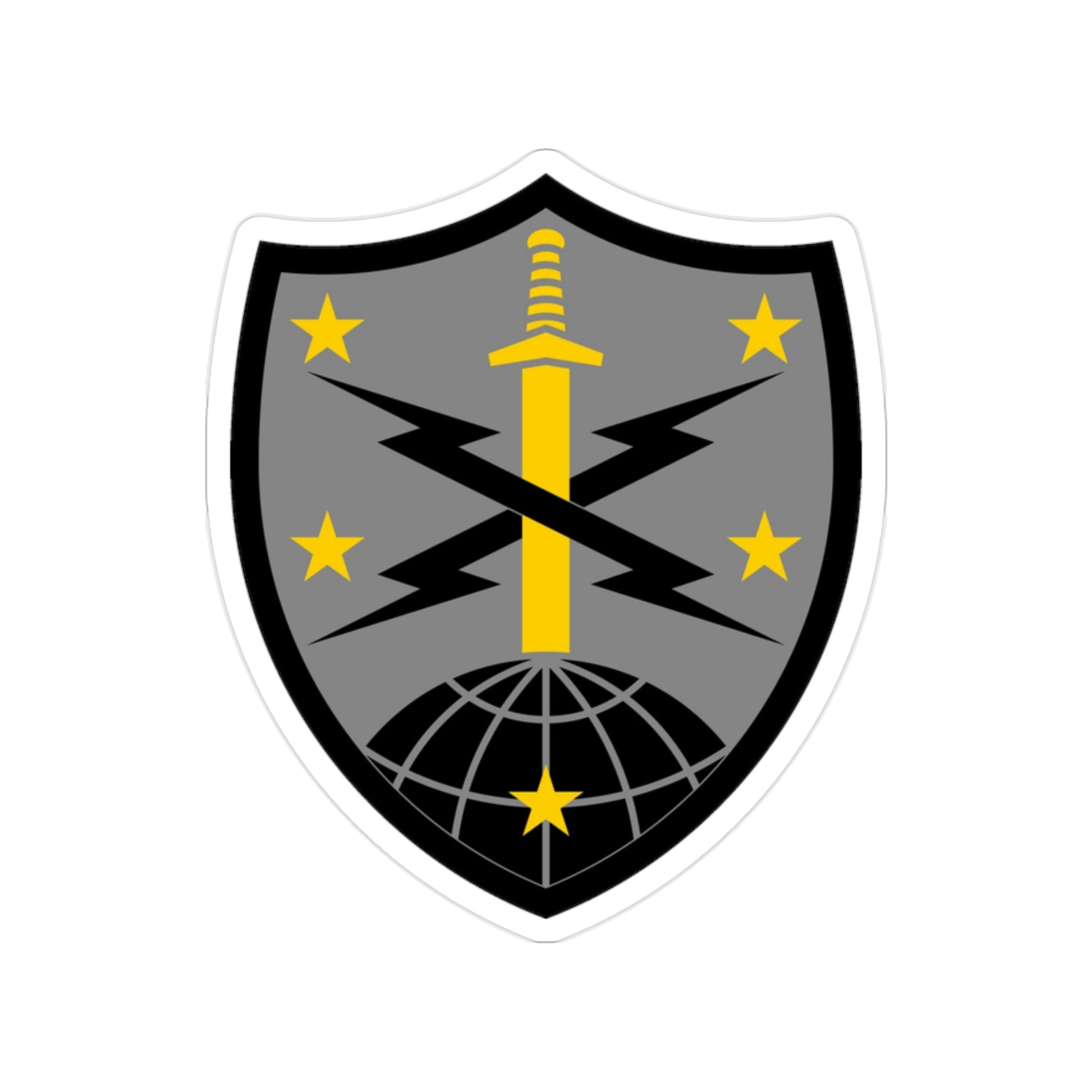 91 Cyber Brigade 2 (U.S. Army) Transparent STICKER Die-Cut Vinyl Decal-2 Inch-The Sticker Space