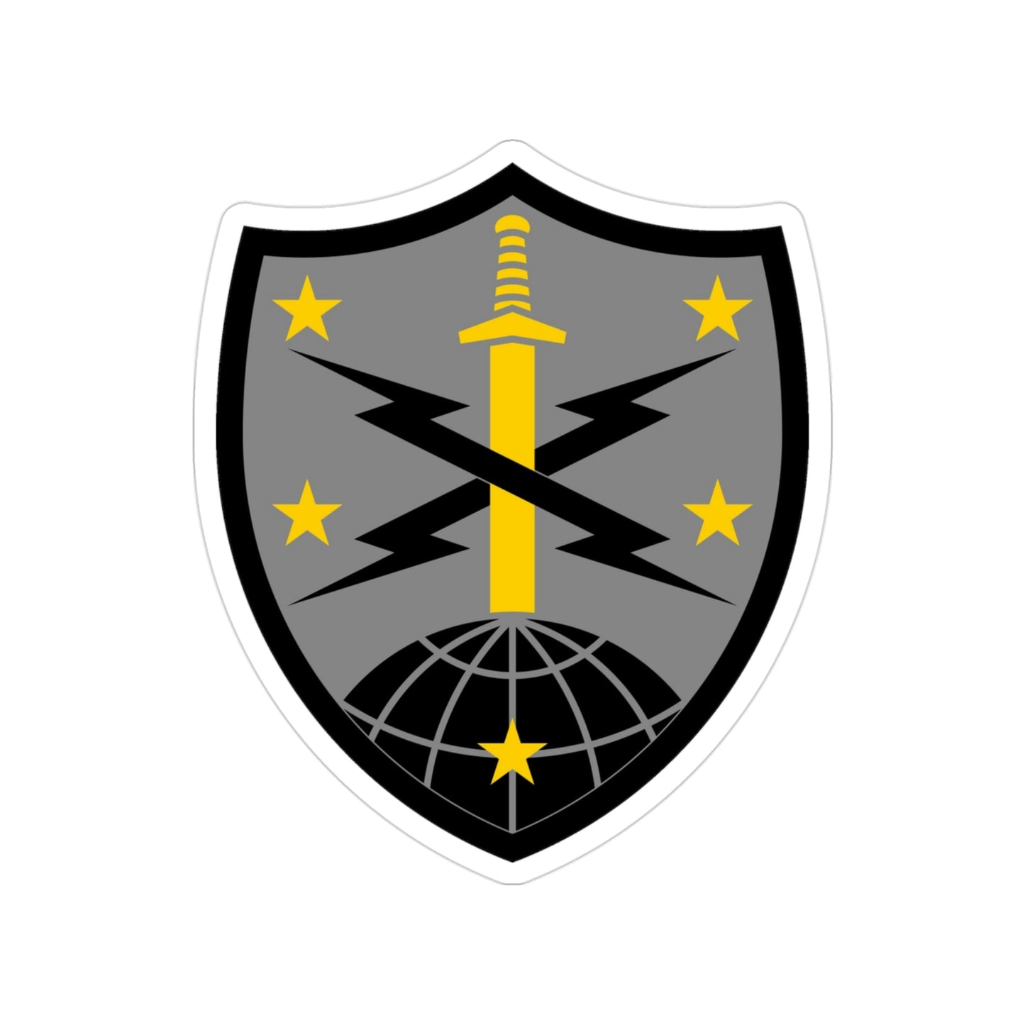 91 Cyber Brigade 2 (U.S. Army) Transparent STICKER Die-Cut Vinyl Decal-3 Inch-The Sticker Space