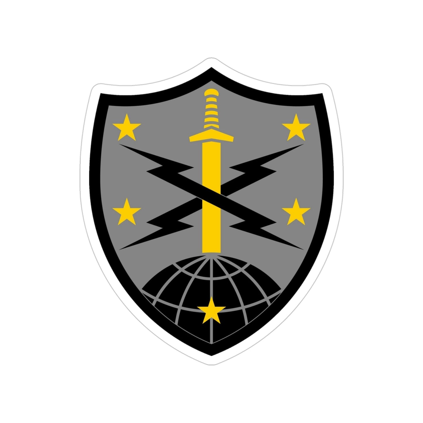 91 Cyber Brigade 2 (U.S. Army) Transparent STICKER Die-Cut Vinyl Decal-4 Inch-The Sticker Space