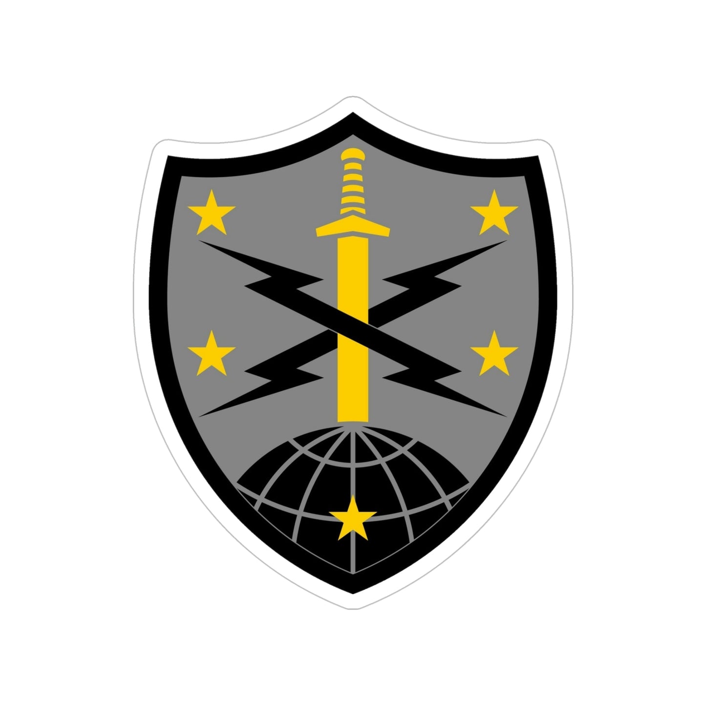 91 Cyber Brigade 2 (U.S. Army) Transparent STICKER Die-Cut Vinyl Decal-5 Inch-The Sticker Space