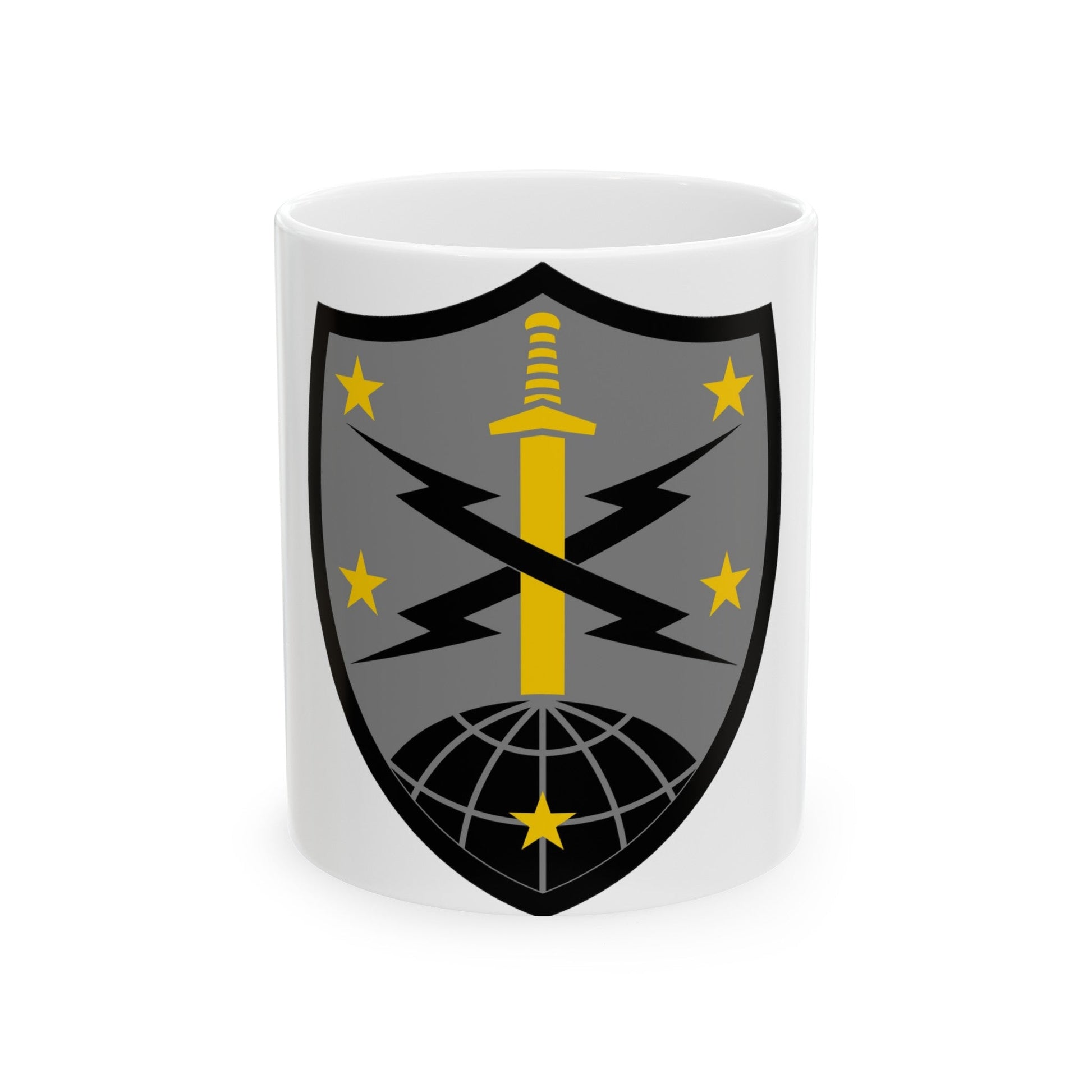 91 Cyber Brigade 2 (U.S. Army) White Coffee Mug-11oz-The Sticker Space