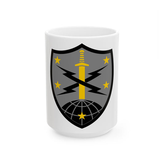 91 Cyber Brigade 2 (U.S. Army) White Coffee Mug-15oz-The Sticker Space