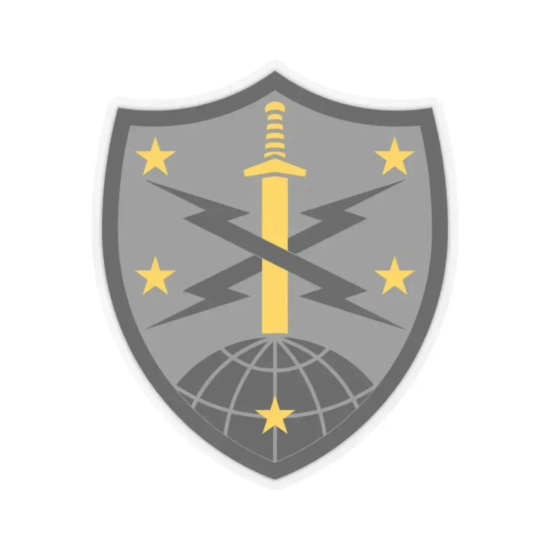 91 Cyber Brigade 2 (U.S. Army) STICKER Vinyl Kiss-Cut Decal 3 Inch Transparent - The Sticker Space