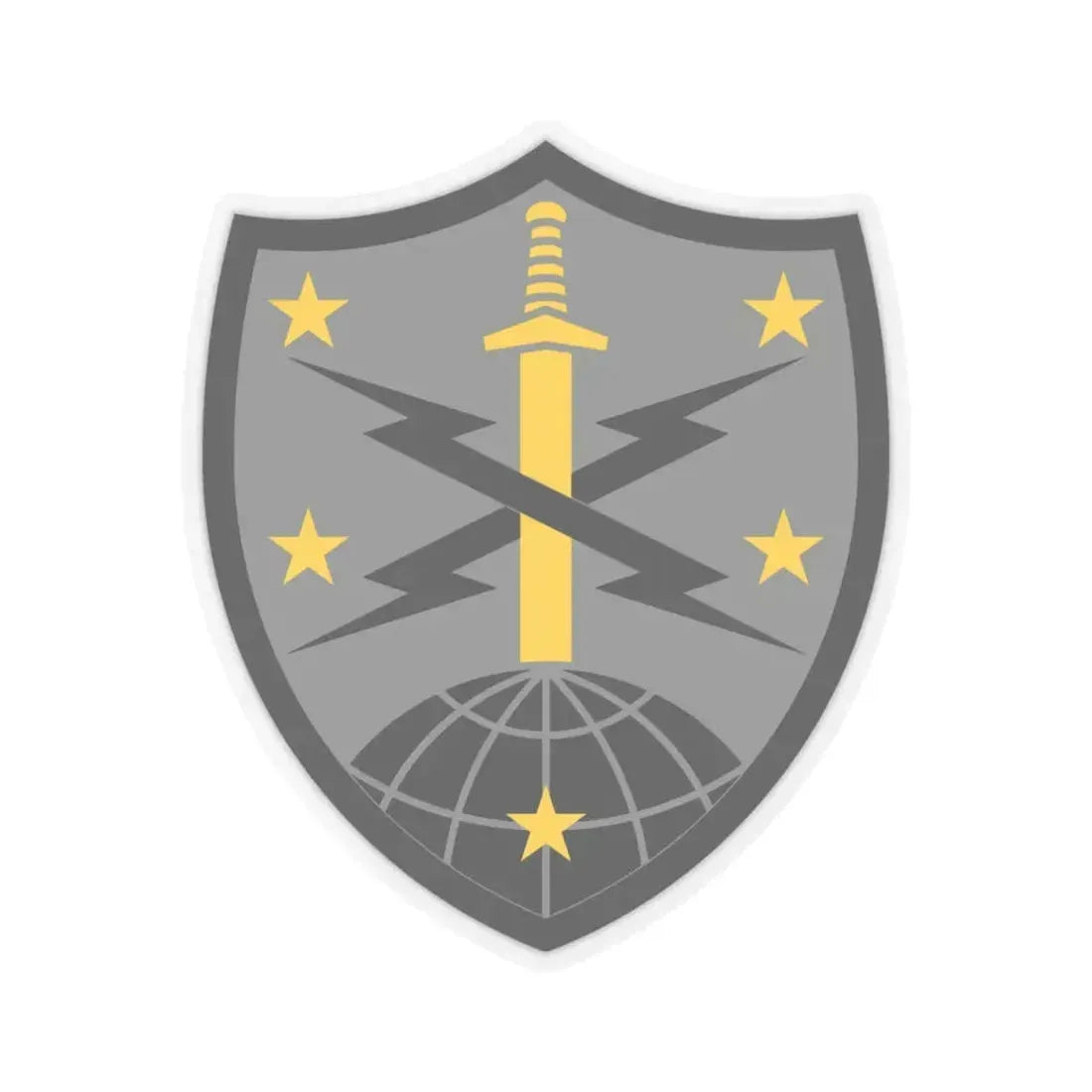 91 Cyber Brigade 2 (U.S. Army) STICKER Vinyl Kiss-Cut Decal 6 Inch Transparent - The Sticker Space