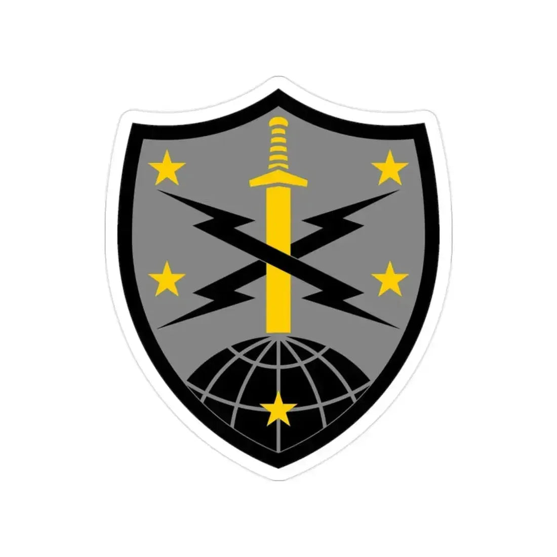 91 Cyber Brigade 2 (U.S. Army) Transparent STICKER Die-Cut Vinyl Decal 2 Inch - The Sticker Space