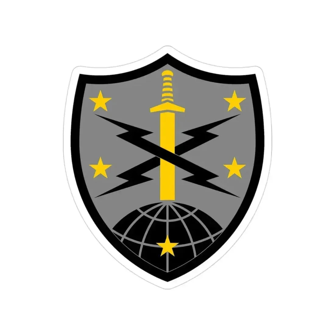 91 Cyber Brigade 2 (U.S. Army) Transparent STICKER Die-Cut Vinyl Decal 3 Inch - The Sticker Space