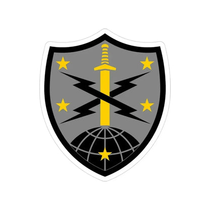 91 Cyber Brigade 2 (U.S. Army) Transparent STICKER Die-Cut Vinyl Decal 3 Inch - The Sticker Space
