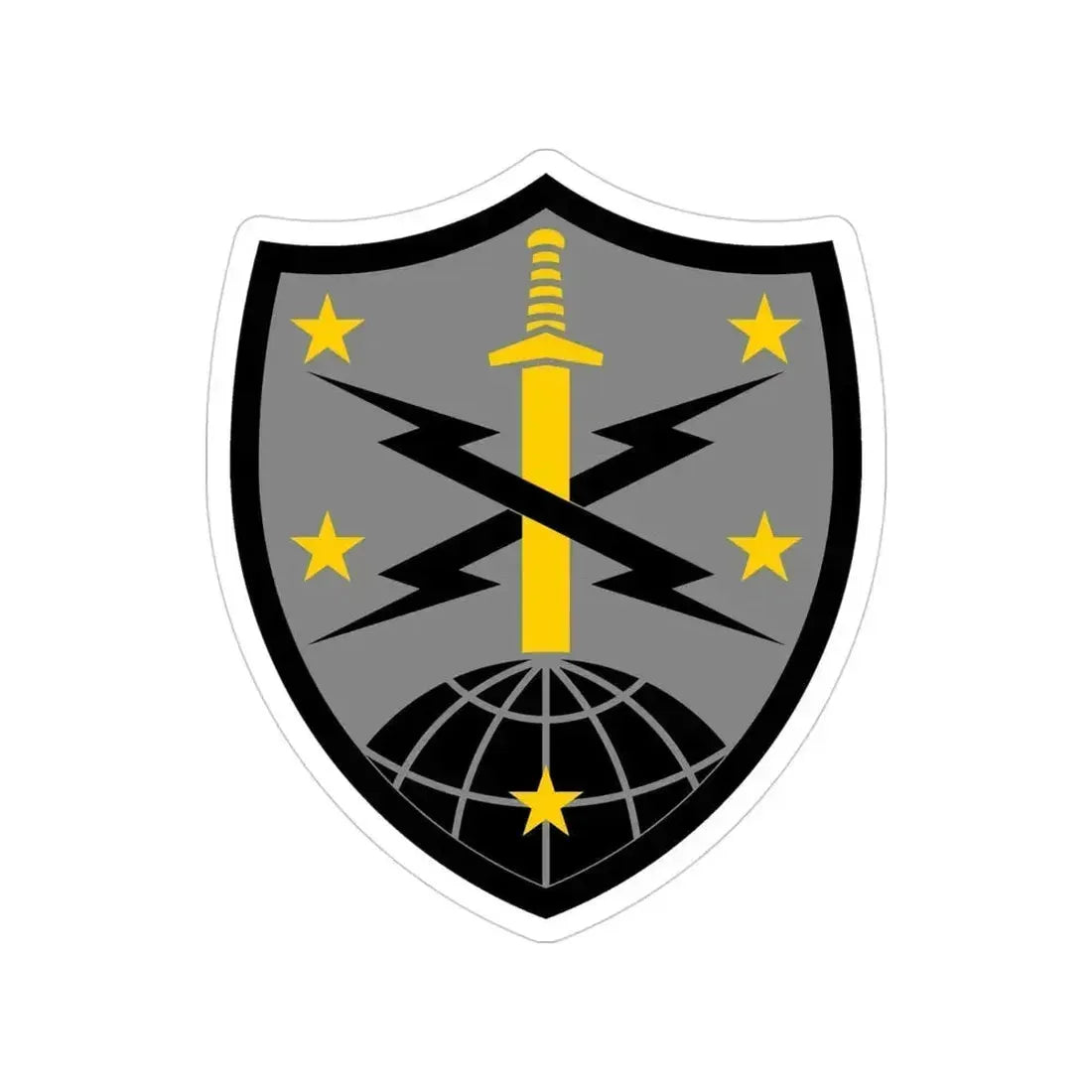 91 Cyber Brigade 2 (U.S. Army) Transparent STICKER Die-Cut Vinyl Decal 4 Inch - The Sticker Space
