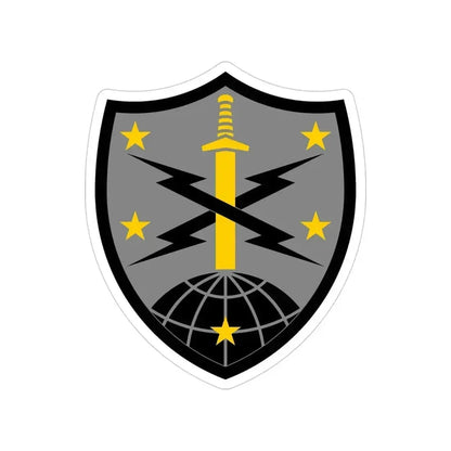 91 Cyber Brigade 2 (U.S. Army) Transparent STICKER Die-Cut Vinyl Decal 4 Inch - The Sticker Space