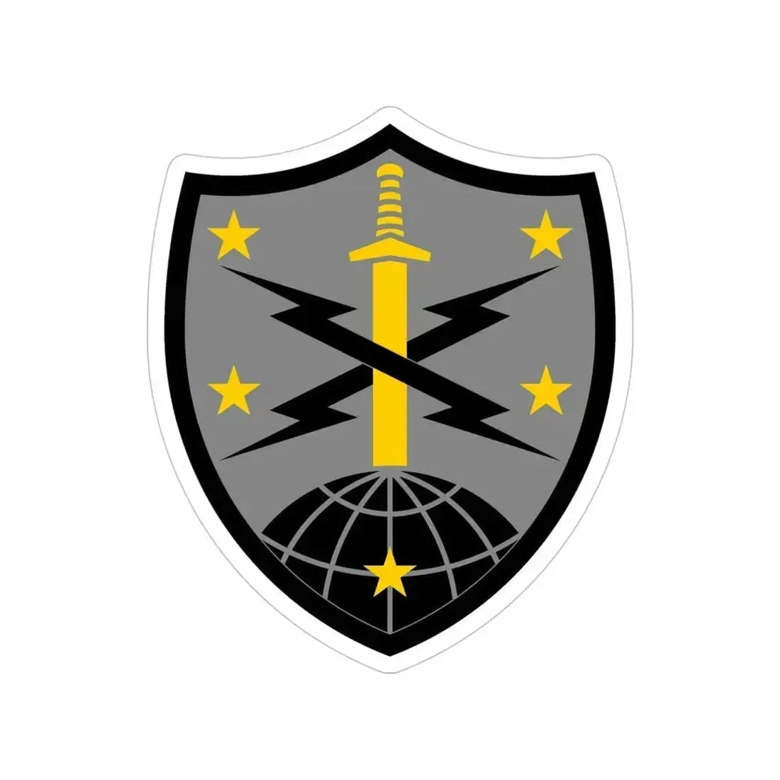 91 Cyber Brigade 2 (U.S. Army) Transparent STICKER Die-Cut Vinyl Decal 5 Inch - The Sticker Space