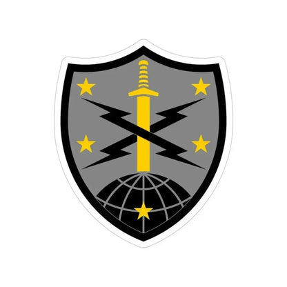 91 Cyber Brigade 2 (U.S. Army) Transparent STICKER Die-Cut Vinyl Decal 5 Inch - The Sticker Space