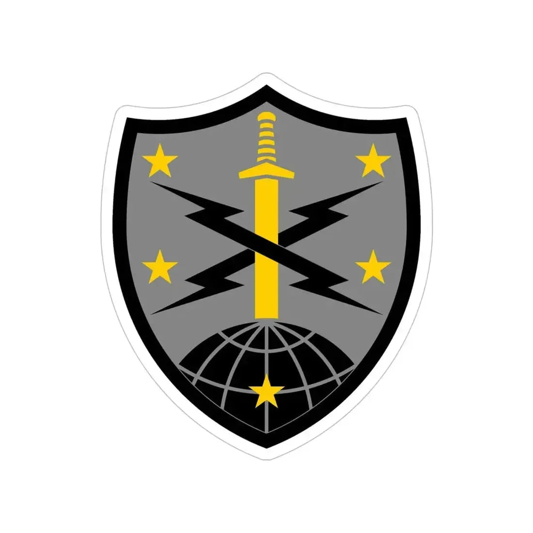91 Cyber Brigade 2 (U.S. Army) Transparent STICKER Die-Cut Vinyl Decal - The Sticker Space
