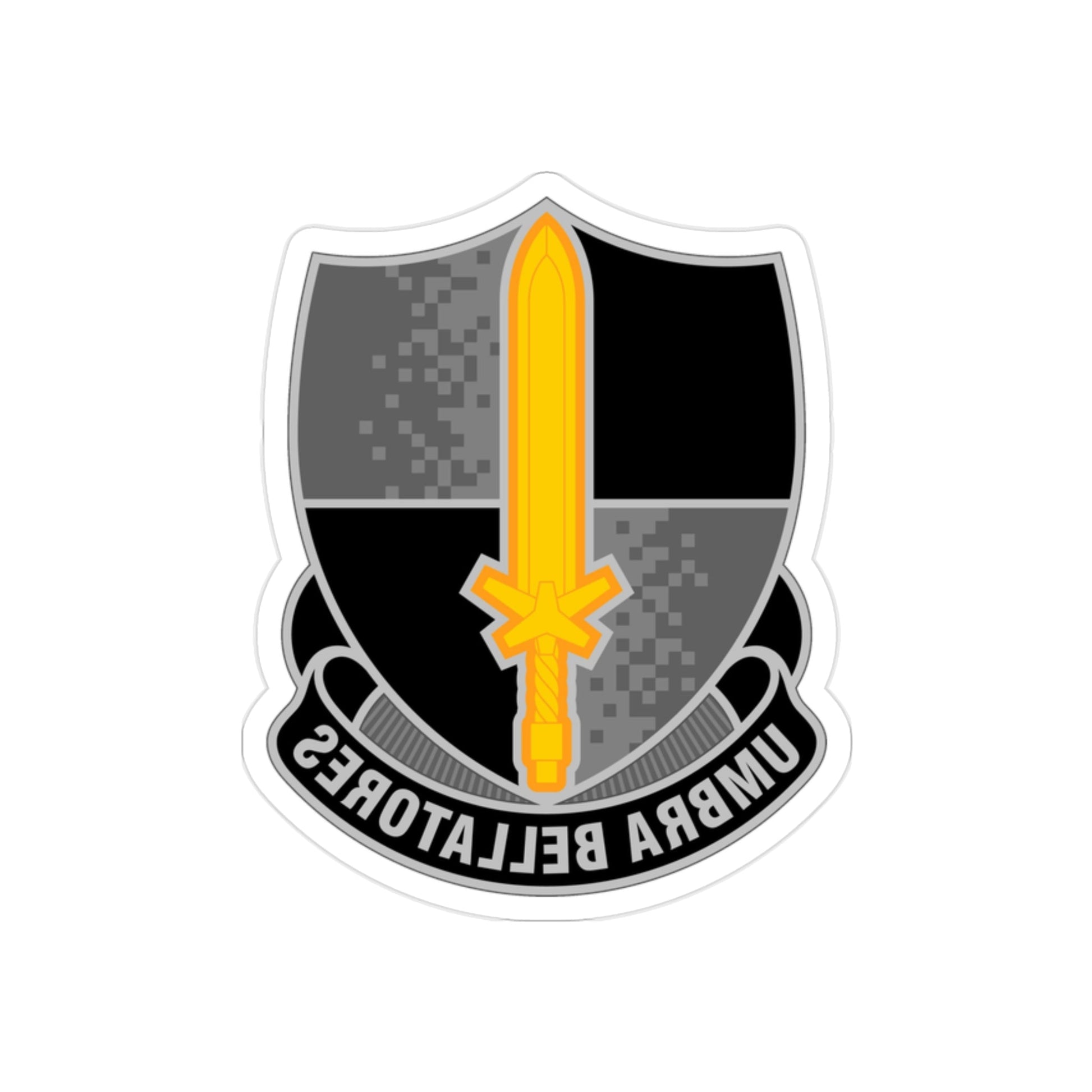 91 Cyber Brigade (U.S. Army) REVERSE PRINT Transparent STICKER-2 Inch-The Sticker Space