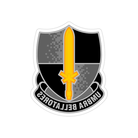 91 Cyber Brigade (U.S. Army) REVERSE PRINT Transparent STICKER-6" × 6"-The Sticker Space