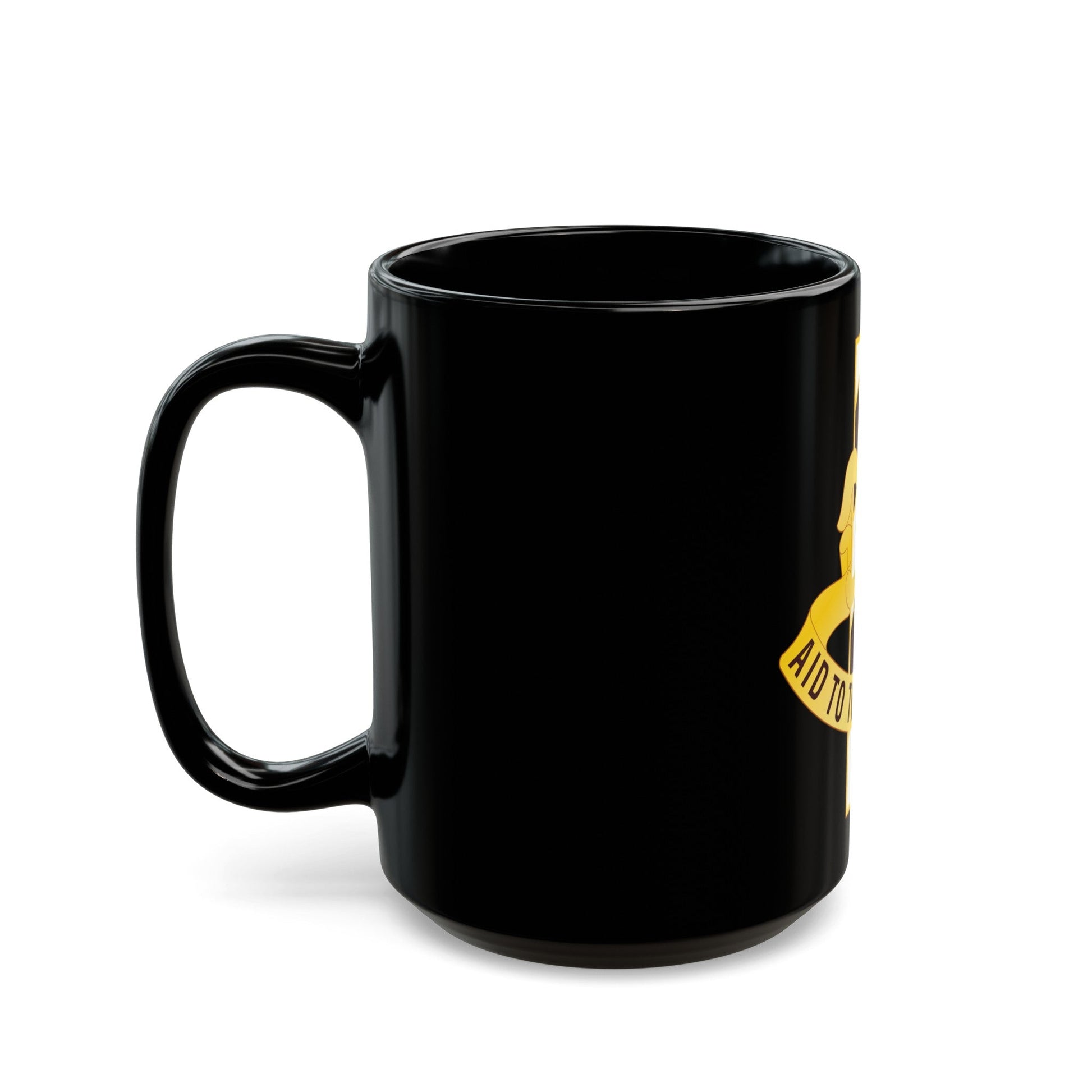 91 Evacuation Hospital (U.S. Army) Black Coffee Mug-The Sticker Space