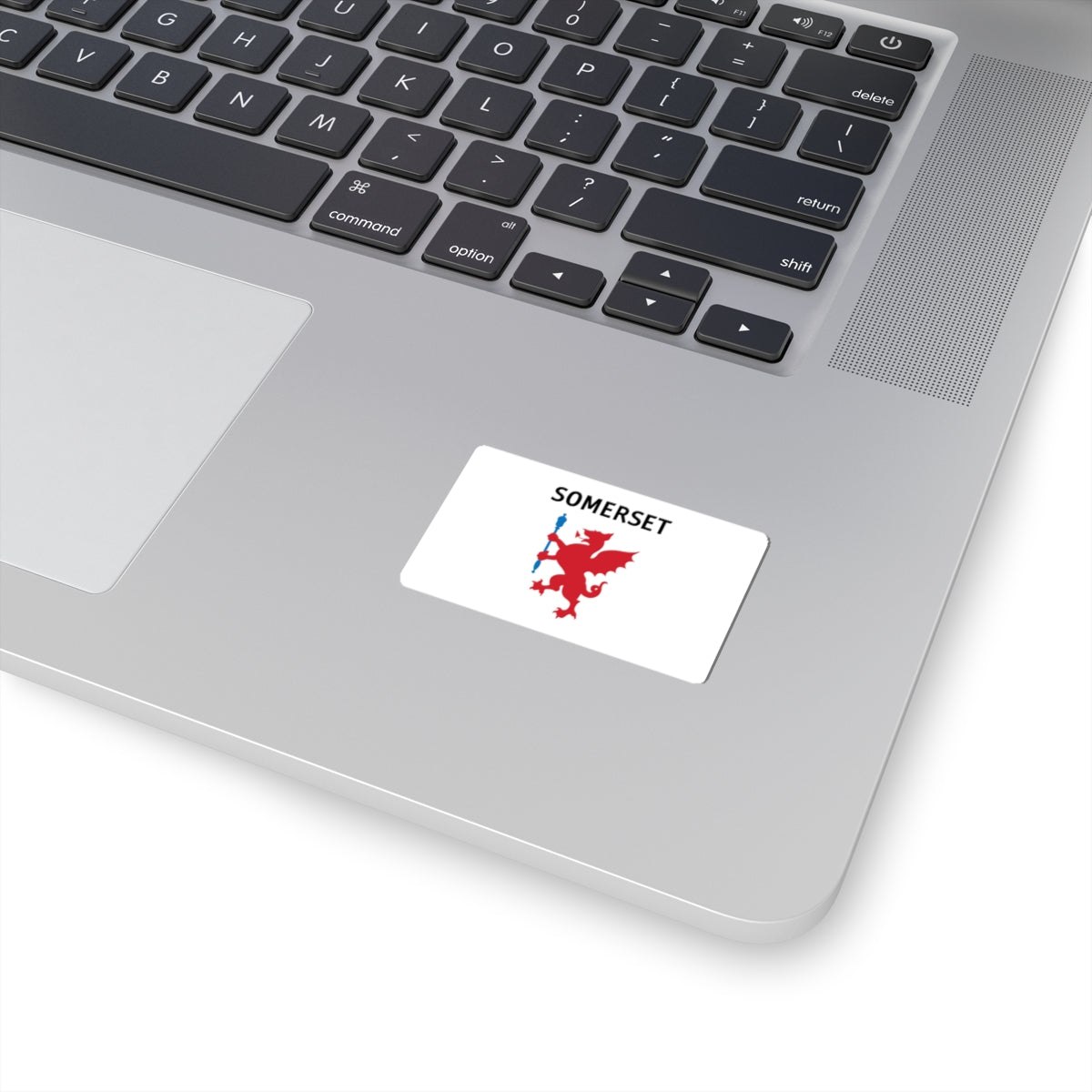 County Flag of Somerset Unofficial (England) STICKER Vinyl Kiss-Cut Decal