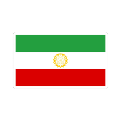 Flag of Iran 1979-02-11 to 1979-07-29 (Iran) STICKER Vinyl Kiss-Cut Decal