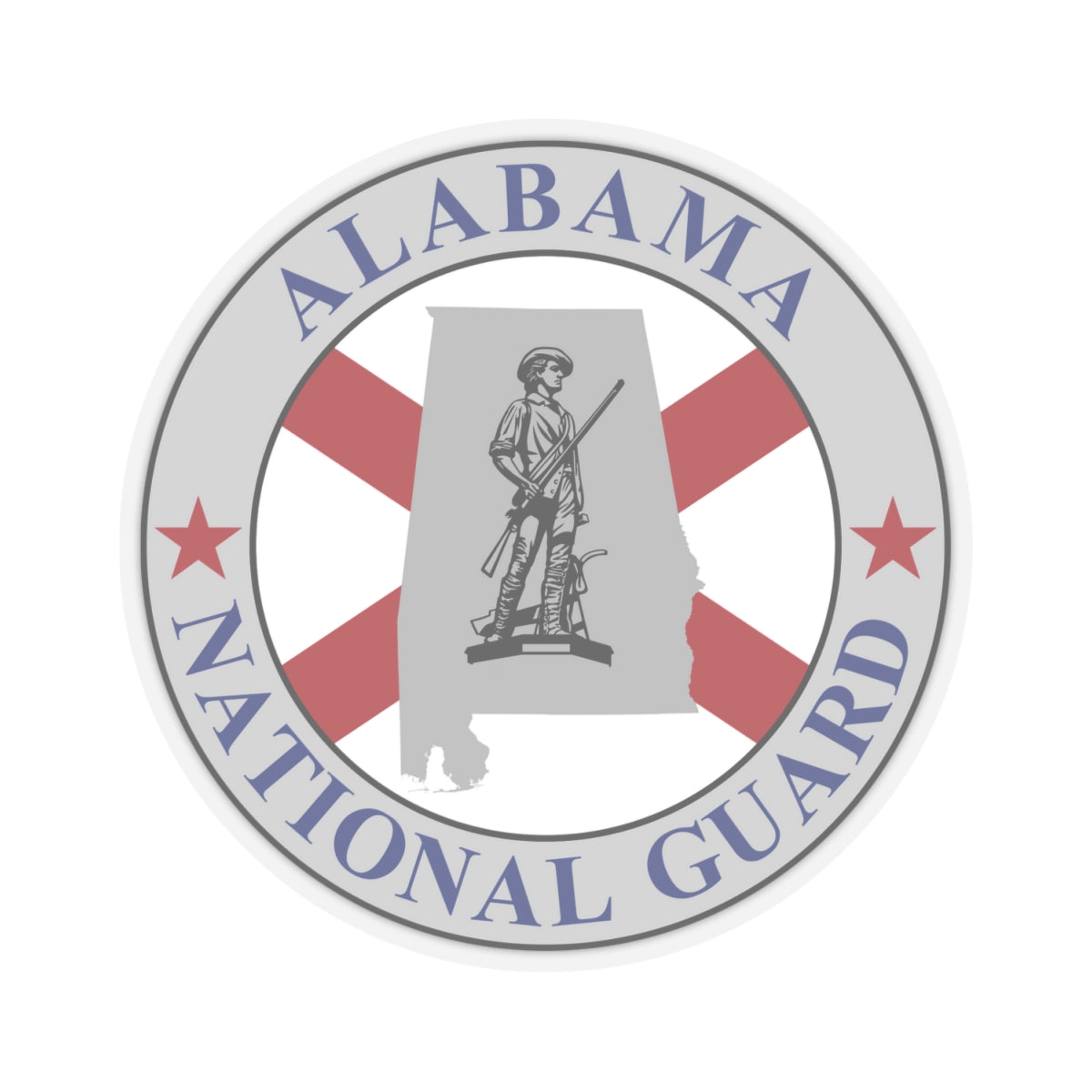 Alabama National Guard - STICKER Vinyl Kiss-Cut Decal