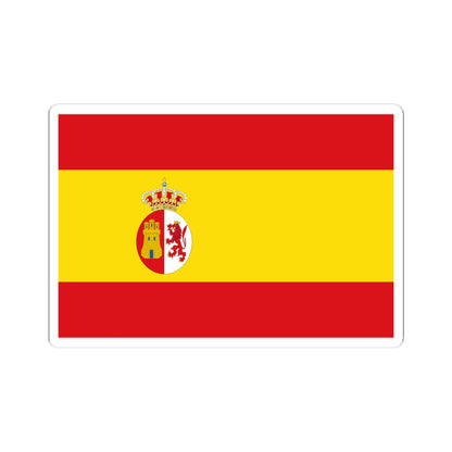 Flag of Spain 1785-1873 18751931 type 2 (Spain) STICKER Vinyl Kiss-Cut Decal